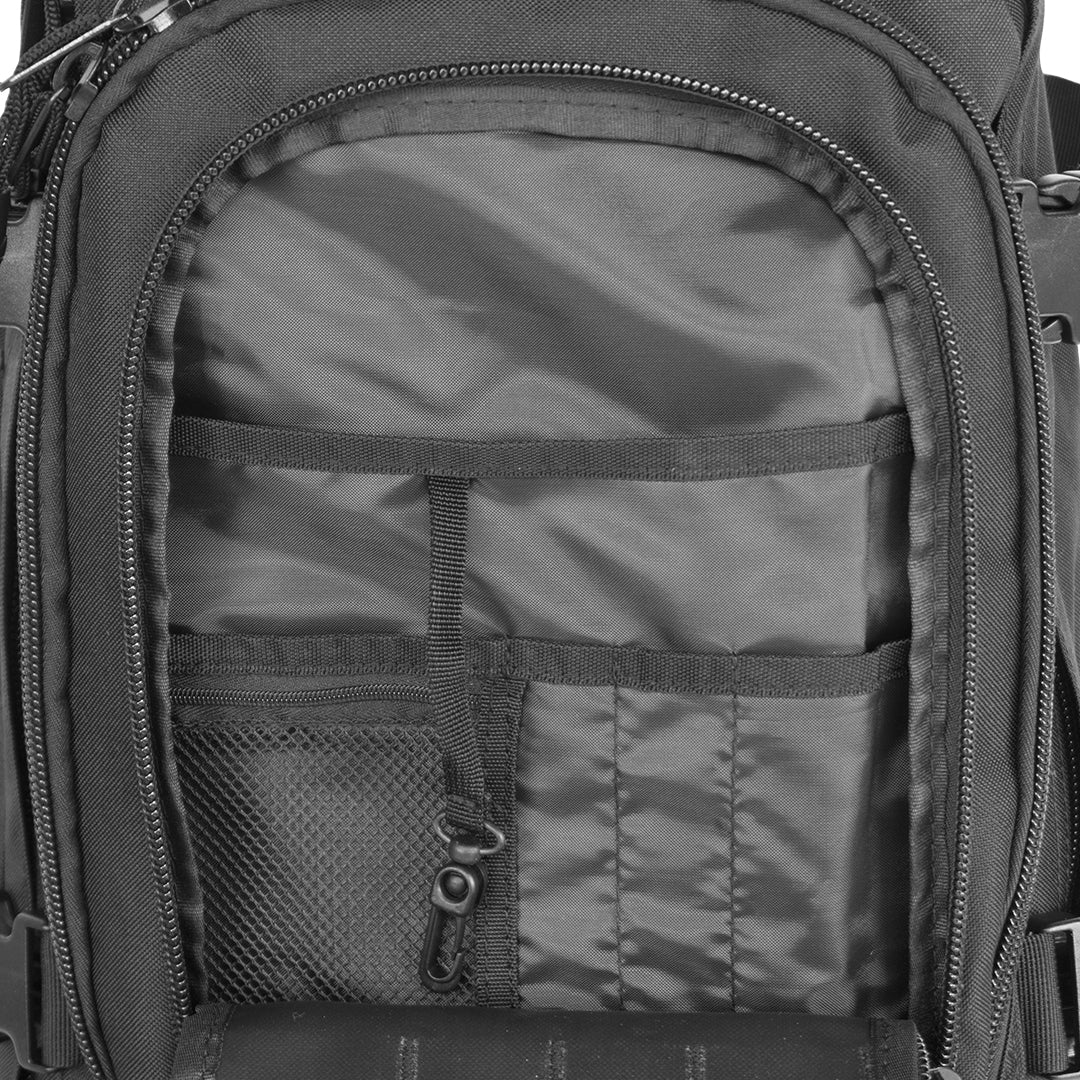 Expandable Backpack | Black - TRAILFORTY.com