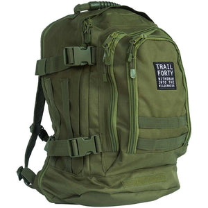 Expandable Backpack | Green - TRAILFORTY.com