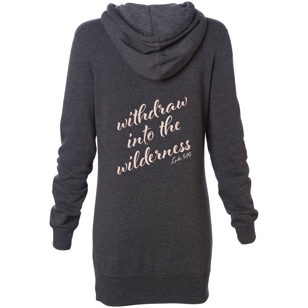 Hooded Pullover Sweatshirt | Women's | Charcoal Heather - TRAILFORTY.com