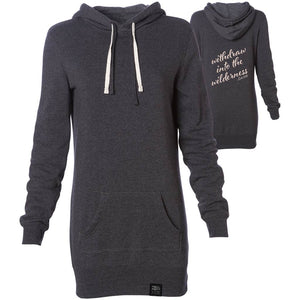 Hooded Pullover Sweatshirt | Women's | Charcoal Heather - TRAILFORTY.com