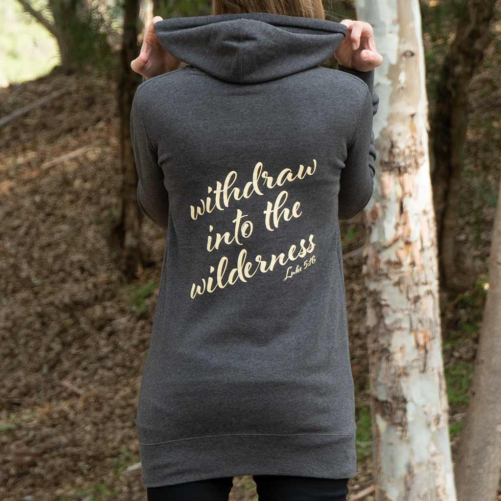 Hooded Pullover Sweatshirt | Women's | Charcoal Heather - TRAILFORTY.com